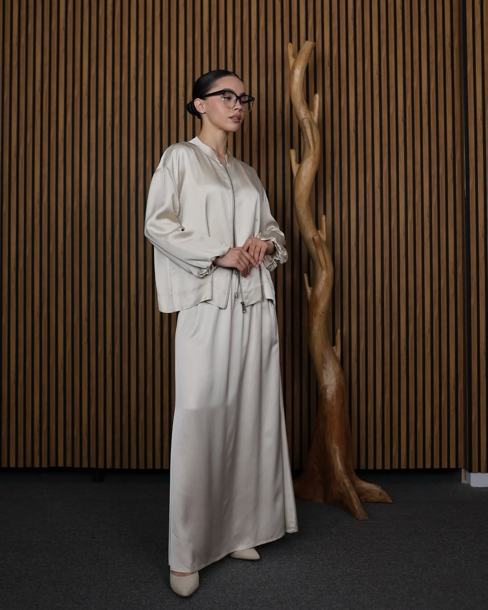 сатиновый бомбер