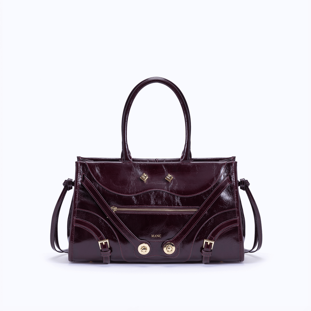 MANC ЗАМШЕВАЯ СУМКА "ZOUZOU", БОРДОВЫЙ