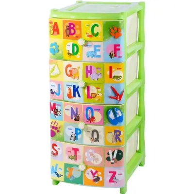 Комод №2 с рисунком Алфавит английский