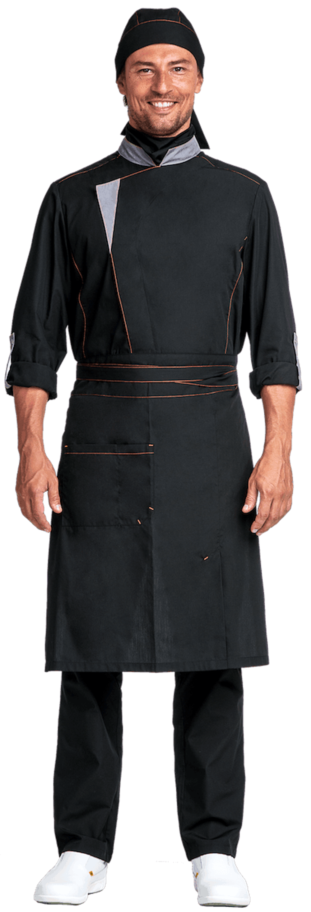 Костюм повара черный