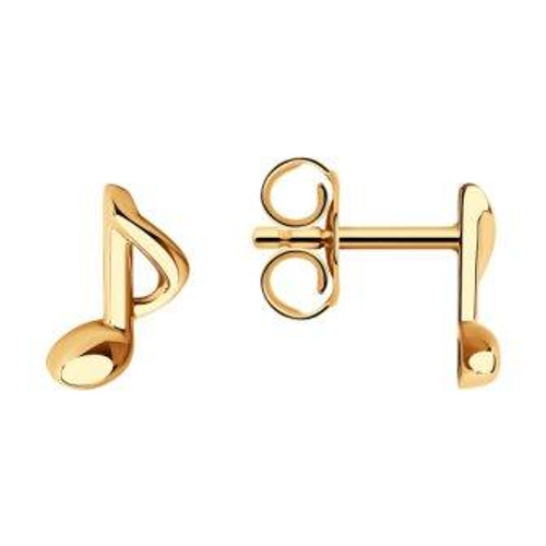 Серьги Нотки