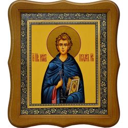 Иоанн Психаит преподобный. Икона на холсте.