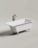 Ванна Salini CASCATA KIT S-sense 105012G 150x70 белая