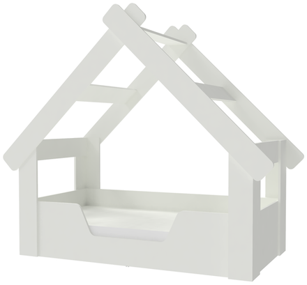 Кровать односпальная КарИВи Домик Кариви 2 Белый