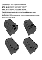 Печь Bulik 100 PLUS Стекло с экранами