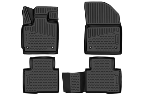 Коврики в салон для EXEED TXL (Ip) 2021-, внедорожник, 4шт. (полиуретан) ELEMENT3DAN0218210K