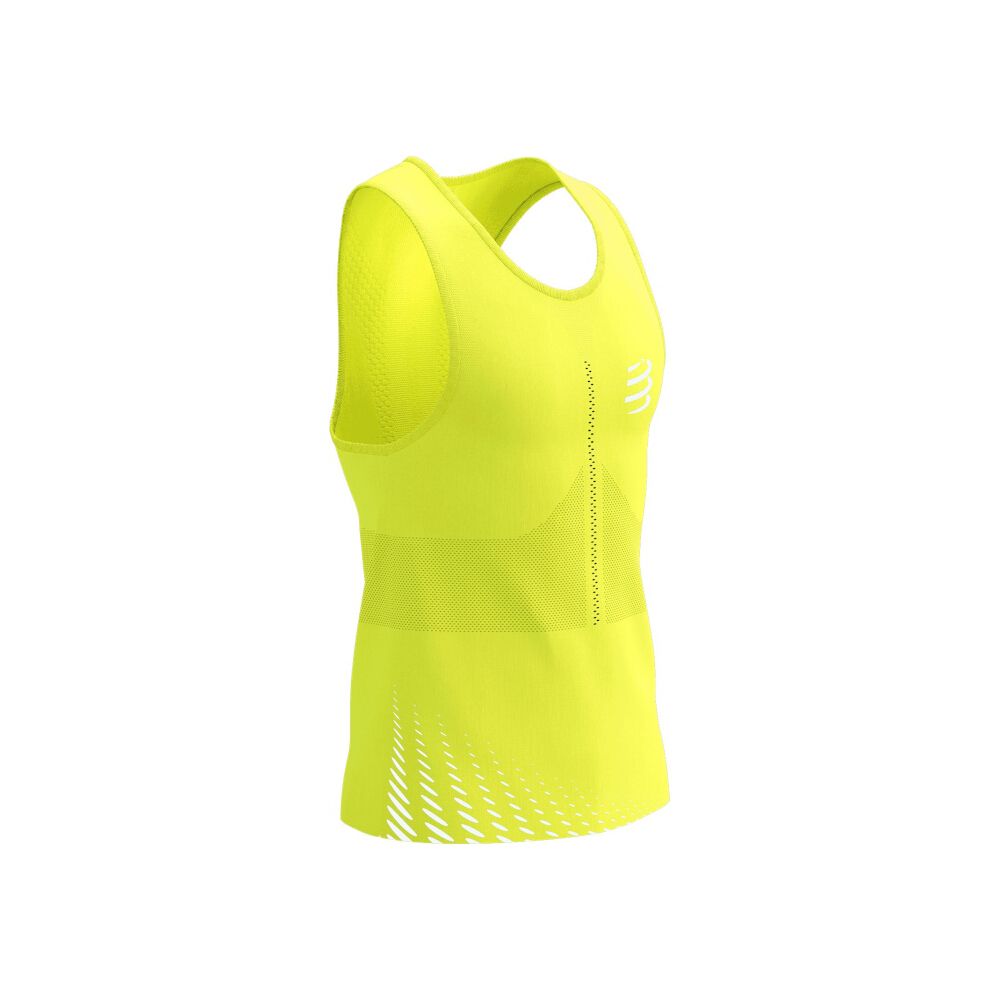 Майка Pro Racing Singlet V2 Evening Primrose/White