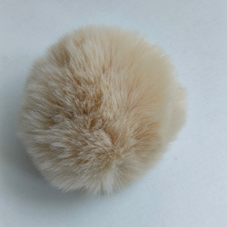 Помпон из искусственного меха "Какао" d=10 см