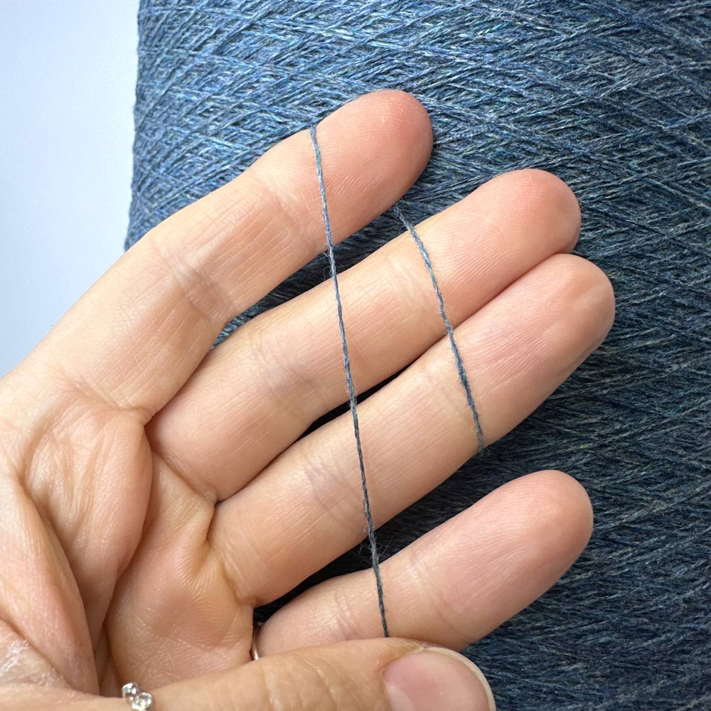 CASHMERE - Loro Piana; 100% кашемир; 1350м/100гр, (2/27); цвет: петроль джинсовый