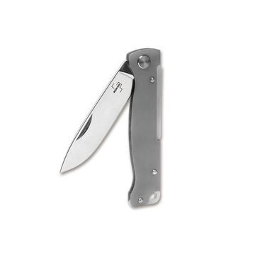 Складной нож Boker 01BO850 Atlas c клинком из стали Sandvik™ 12С27, рукоять Stainless Steel