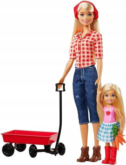 Кукла Barbie Mattel Кукла Барби и Челси на ферме Садовники GCK84