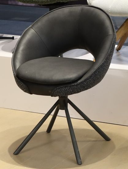 Стул ANABEL 360 град. поворот Зеленый F07-003-01 / MONTECRISTO 8421 / серый каркас