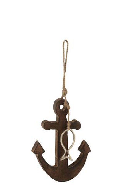 Декор подвесной "Якорь" 16x13x2,5см