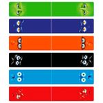 Закладки для книг МАГНИТНЫЕ, "5 ДИЗАЙНОВ МИКС", 6 штук, 60x20 мм, FUNSTER (ФАНСТЕР), 116652