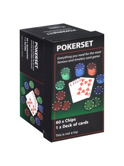 Набор для игры в покер 60 фишек (00-4952)