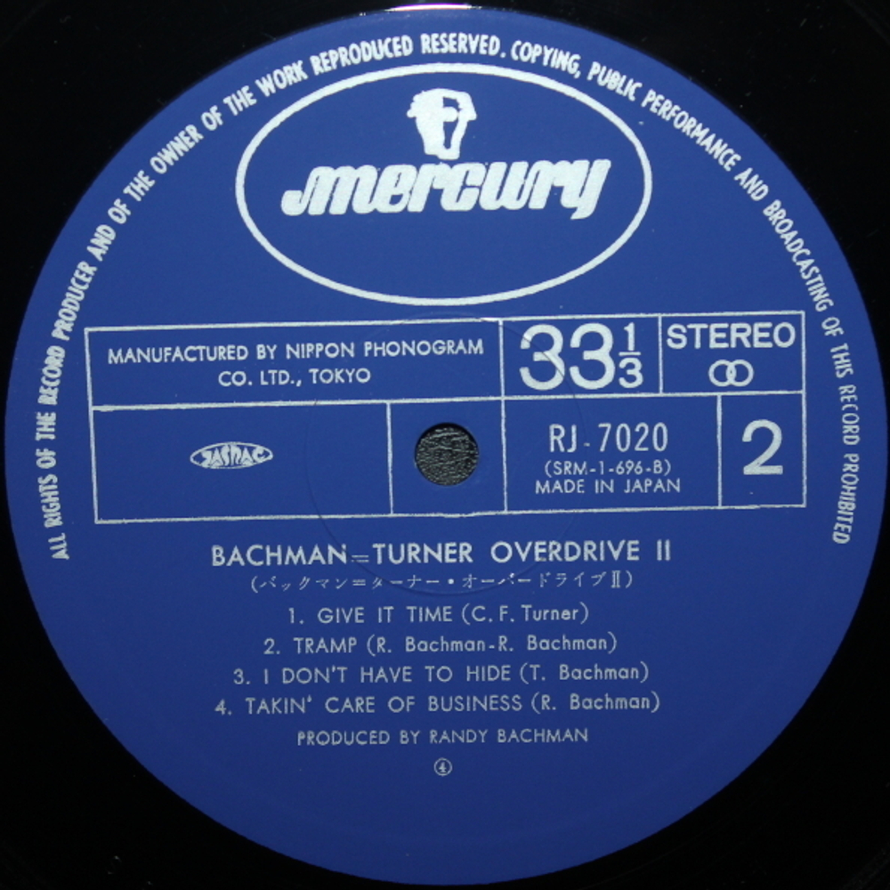 Bachman-Turner Overdrive / Bachman-Turner Overdrive II (LP)