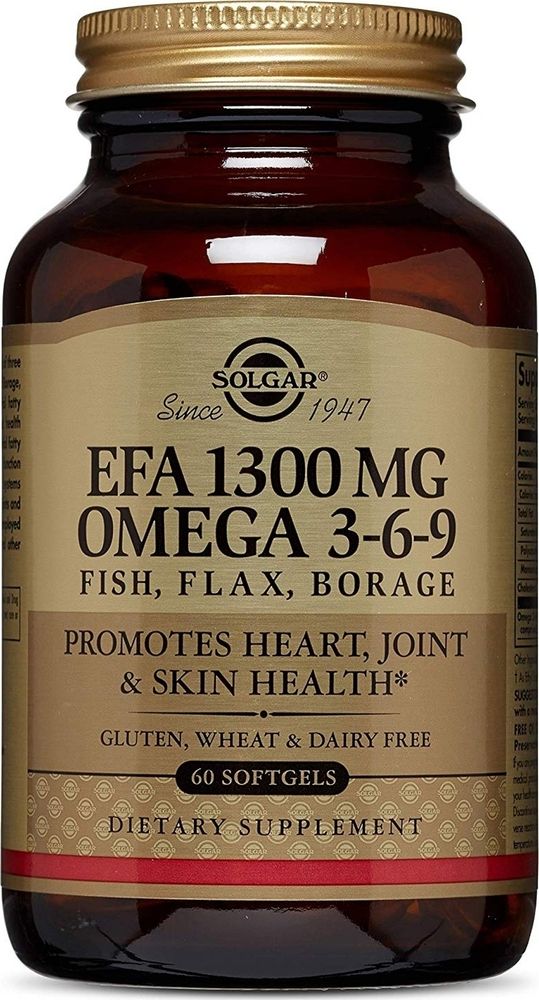 Omega 3-6-9 1300 mg 60 softgels (Solgar)