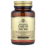 Solgar, Megasorb CoQ-10, мегасорб с коэнзимом Q-10, 100 мг, 90 капсул