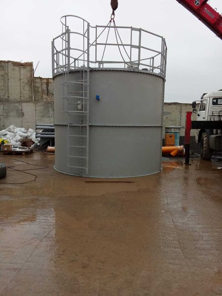 Монтаж нового силоса 100 тонн в г.Уфа Монтаж нового силоса 100 тонн в г.Уфа