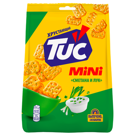 Крекер TUC Mini Сметана и лук 110 гр