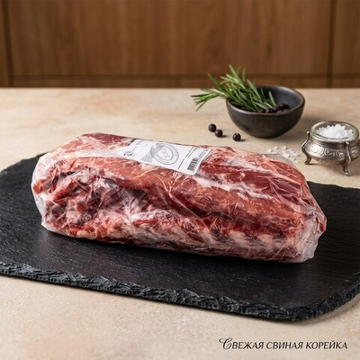 Ребра свиные с корейки "Калачинские мясные продукты" 1,9-2,5 кг(Россия) ВЕСОВОЙ ТОВАР