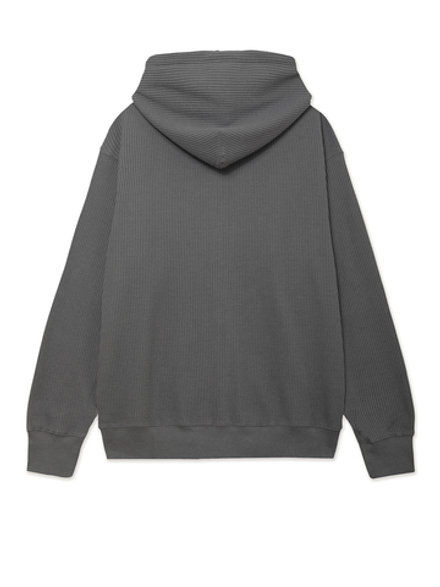 Толстовка С Капюшоном На Молнии Oval Globe Waffle Zip-up Hoodie