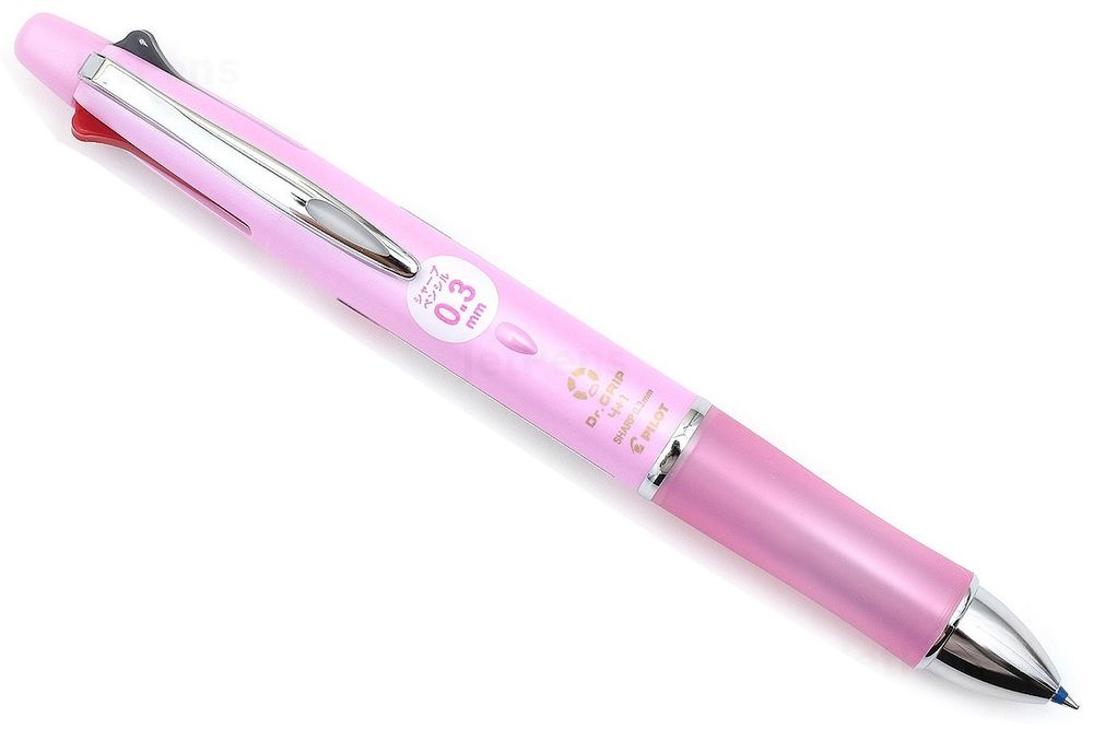 Мультиручка Pilot Dr.Grip 4+1 Pearl Pink (стержни 0,5 мм + карандаш 0,3 мм)