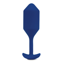 b-Vibe Vibrating Snug Plug 4 - Анальная пробка с вибрацией