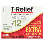 MediNatura, T-Relief ™, крем с арникой +12, усиленный эффект, 8 унций