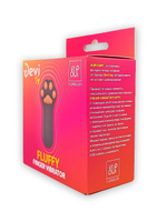 Насадка на палец в форме лапки Finger Vibrator Fluffy (Цвет: серый)