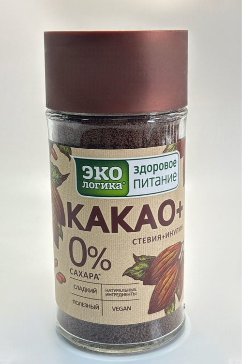 КАКАО-НАПИТОК ЭКОЛОГИКА РАСТВОРИМЫЙ 125Г СТБ/15 без сахара