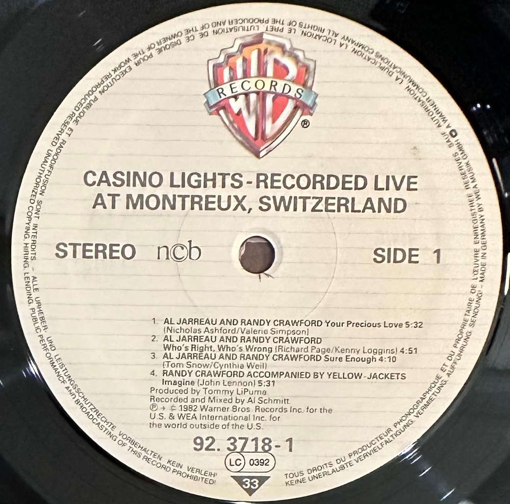 Сборник Casino Lights (Германия 1982г.)