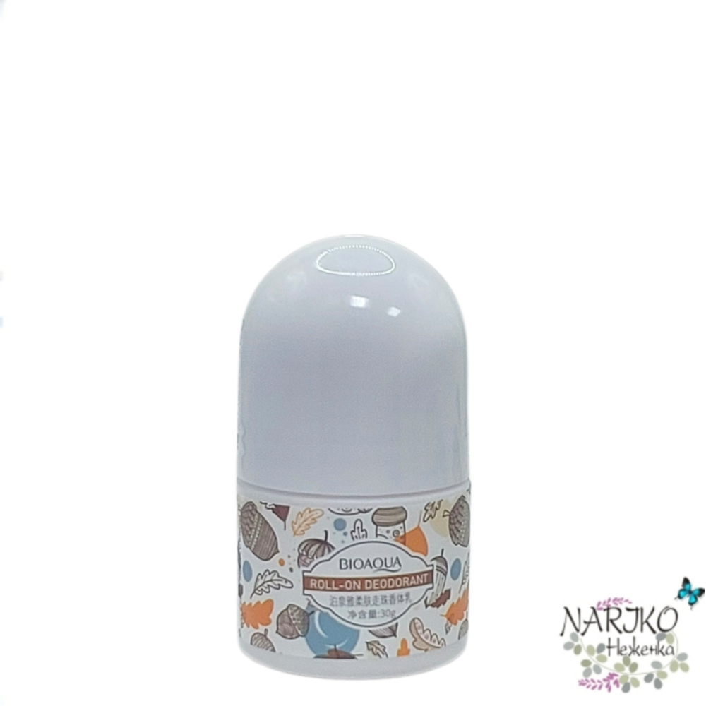 Женский дезодорант-антиперспирант роликовый BIOAQUA Roll-on Deodorant, 30 мл.