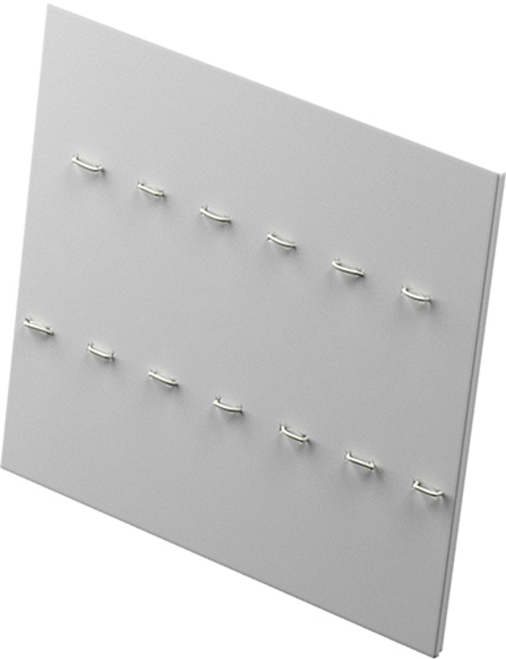 Планшет для столовых приборов/2 ряда стежков 15 мм. в шахматном порядке/гибкая ножка