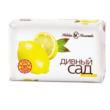 Невская косметика Туалетное мыло Дивный сад, Лимон, 90г, блок 72шт.
