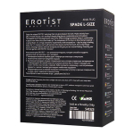 Черная анальная втулка 11см Erotist Toys Anal Plug Spade Size L