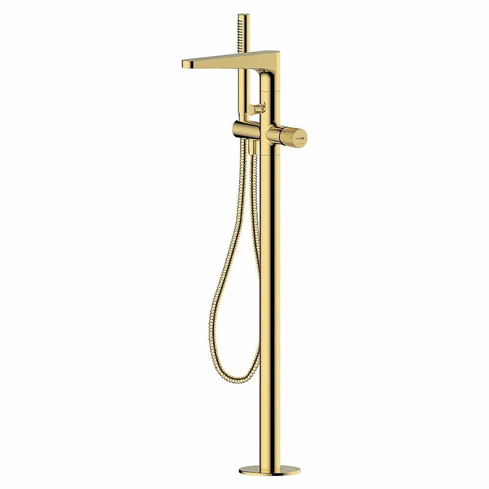 Смеситель для ванны WasserKRAFT Ems 7600 7621 золото