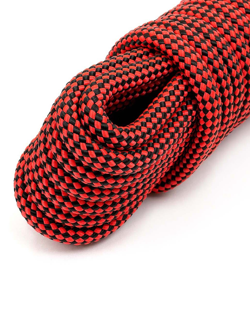 Шнур плетеный яхтенный SailMaster Basic 8,0 мм, красно-черный, 800 кгс, 30 м, моток