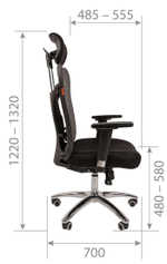 Офисное кресло CHAIRMAN 769, ткань TW/сетчатый акрил