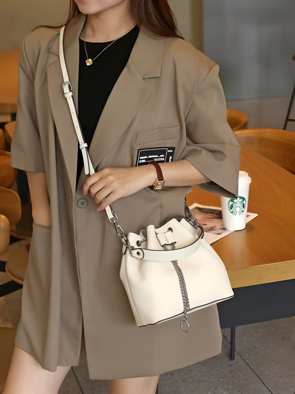 сумка женская натуральная кожа через плечо кросс боди маленькая