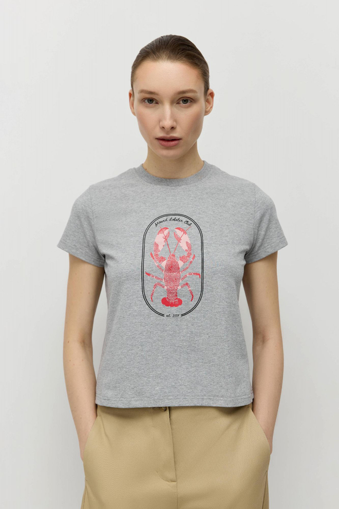 Футболка с винтажным принтом