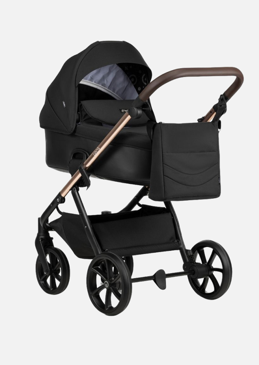 Tutis Коляска 2 в 1 LEO 3+ Black