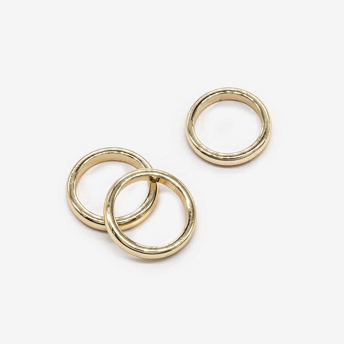 Бейл-кольцо 12мм, толщина 2мм, позолота