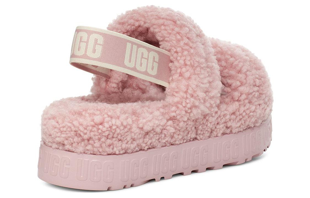 UGG Oh Fluffita Fuzzy Slippers Women"s Rose Gray