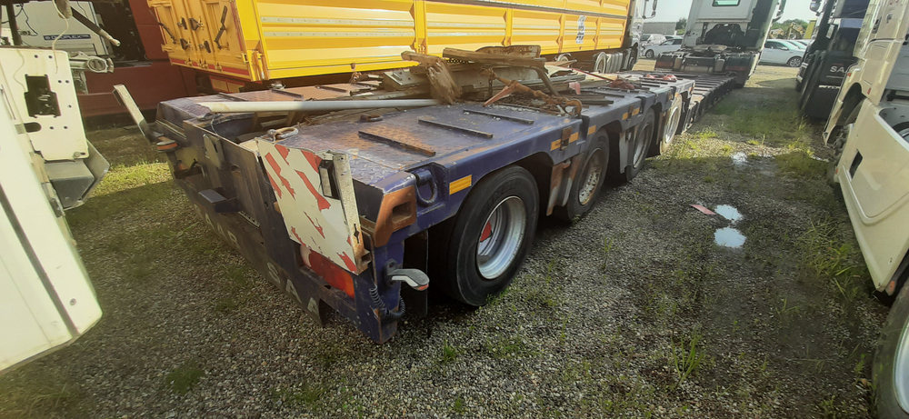 ПКФ СААБ 9891* Полуприцеп тяжеловоз 4 оси 9891-0000040-06 (Раздвижной)