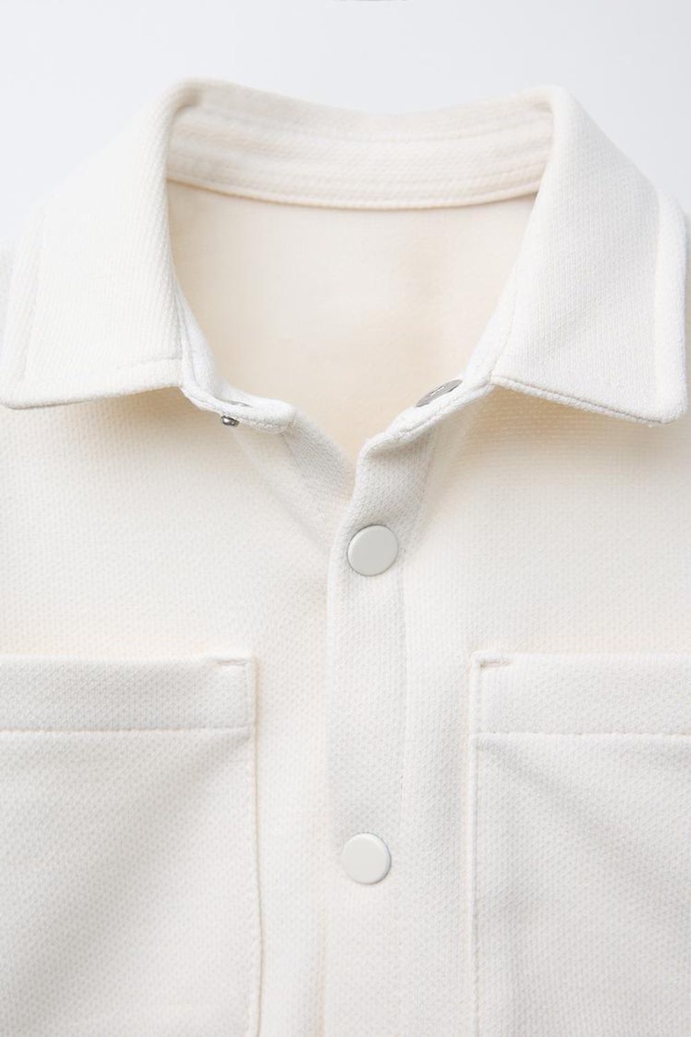 ZARA РУБАШКА COMFORT, ЭКРЮ