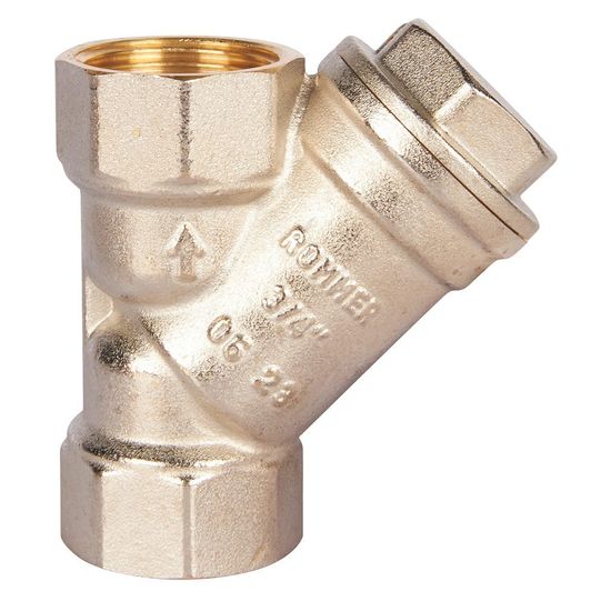 Фильтр грубой очистки Rommer 3/4" косой 500 мкр (RFW-0001-000020)