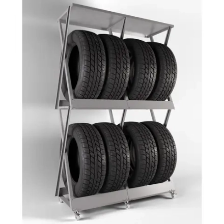 Стеллаж для 2 комплектов колес стандарт (ширина шин до 255мм)