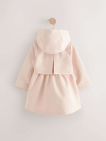 Плащ с капюшоном для девочки Next E25-132, Розовый