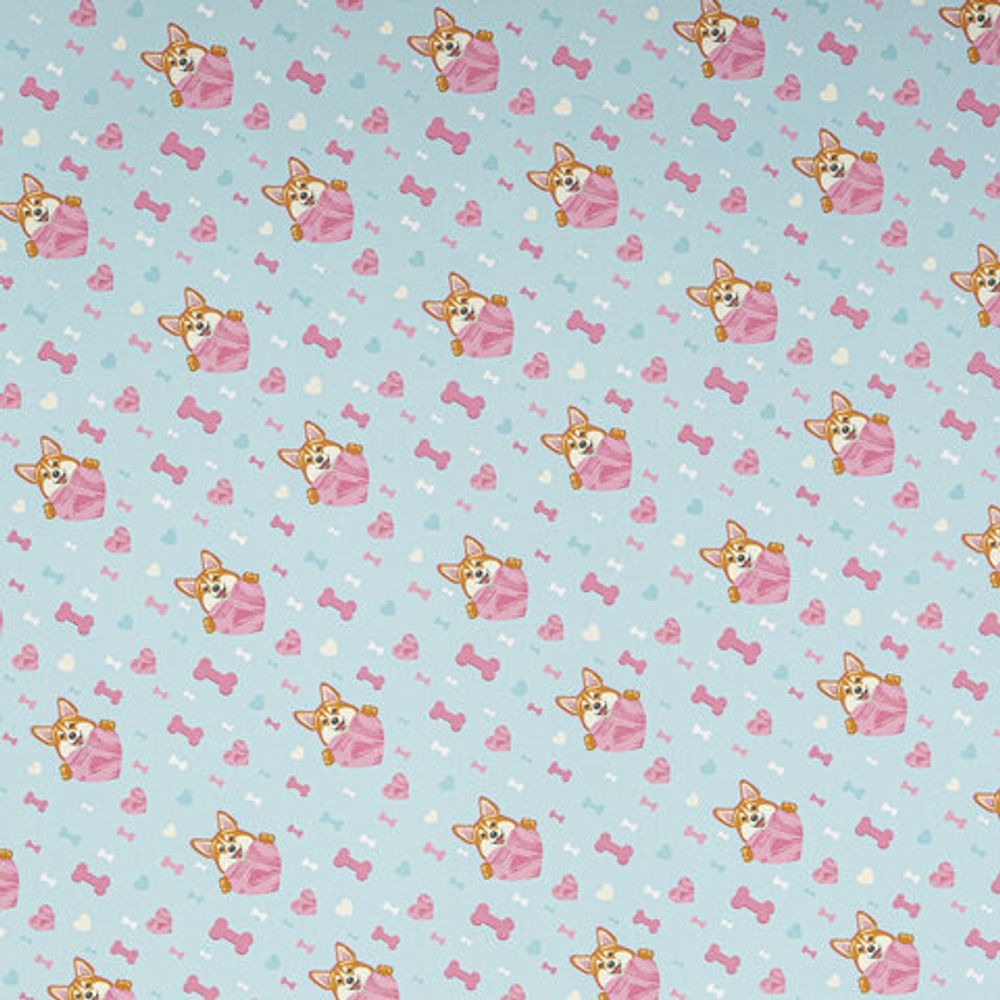 Бумага упаковочная "Funny Animals", 70x100 см, 10 дизайнов ассорти, ЗОЛОТАЯ СКАЗКА, 591917